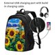 thumbnail image 2 of Balery Landscape With Sunflowers Mochila con carga USB para hombre y mujer - Mochila impermeable y antirrobo para portátil con puerto USB para viajes, trabajo, estudios y universidad, 2 of 7