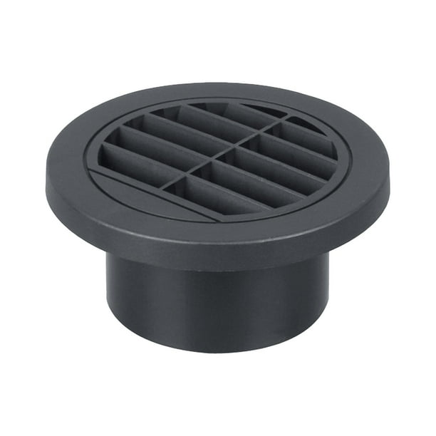 Cubierta de ventilación redonda Pieza de conducto de ventilación de aire Reemplaza accesorios Piezas de repuesto de montaje Durable 90 mm Fácil DYNWAVEMX Pieza de conducto de ventilación de aire