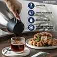 thumbnail image 3 of Cresimo 2 Litre Stainless Steel Thermal Coffee Carafe Double Walled Vacuum Flask, 3 of 4