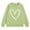 Light Green, variant on KAUOD Girls Heart Print Sweatshirts Oversized Love Graphic Knit Pullover Sweater Teen Kids Long Sleeve Cotton Shirt Tops