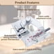 thumbnail image 5 of Prensatelas de cinta de sarga para máquinas de coser de caña baja, guía metálica resistente para bies y acolchado, ajuste universal para uso doméstico e industrial. Aestivo | Multicolor |, 5 of 7