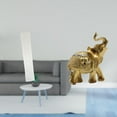 thumbnail image 2 of Pantalla de lámpara de pie,Lámpara de estudio minimalista con pantalla,Cubierta de luz Iluminación creativa para el dormitorio,Figura de escritorio,Estante de estatua de elefante para, 2 of 8