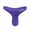 Purple, variant on Mens Underwear Thongs Seamless Low-waisted Adult Revealing Buttocks Narrow-brimmed T Pants