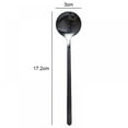 thumbnail image 2 of Summark Coffee Spoon 304 Stainless Steel Small Round Spoon Fruit Yogurt Spoon Mug Spoon, 2 of 2