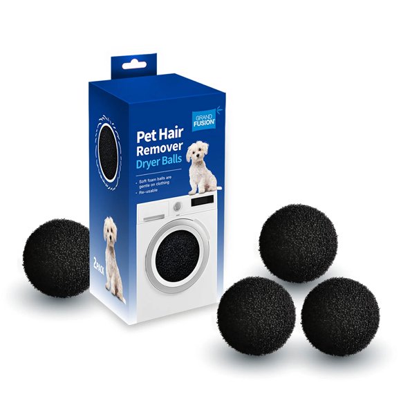 Grand Fusion Balles de Sécheuse, Lot de 2 - Enlèvement des Poils d'Animaux