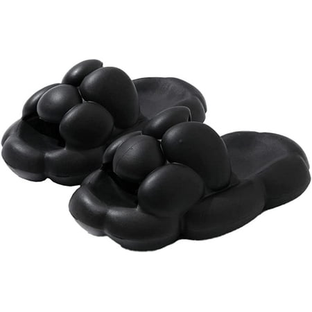 

CoCopeaunts EVA Clouds Slides Sandals for women Thickened Soft-soled Bubble Sandals Slippers Non-Slip Bedroom Slippers Quick Drying Shower Slides for Summer Beach