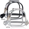 thumbnail image 3 of Outdoor Handbags Front Pocket Backpack Crossbody Bag Clear Bag Transparent Shoulder Bag Carrying Bag BLACK, 3 of 8