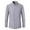 Grey, variant on CAIXIA Dress Shirts for Men Big and Tall Button Down Long Sleeve Collared Shirts,Blue