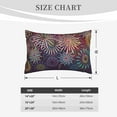 thumbnail image 4 of Naloa Fireworks2 Pillowcase, Throw Pillowcase, Wrinkle-Free, Stain-Resistant with Hidden Zipper for Bedroom Sofa-16"x24", 4 of 6