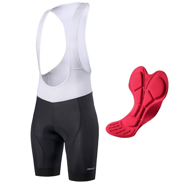 Pantalones cortos acolchados transpirables para hombre pantalones cortos de secado rápido para ciclismo babero para bicicleta