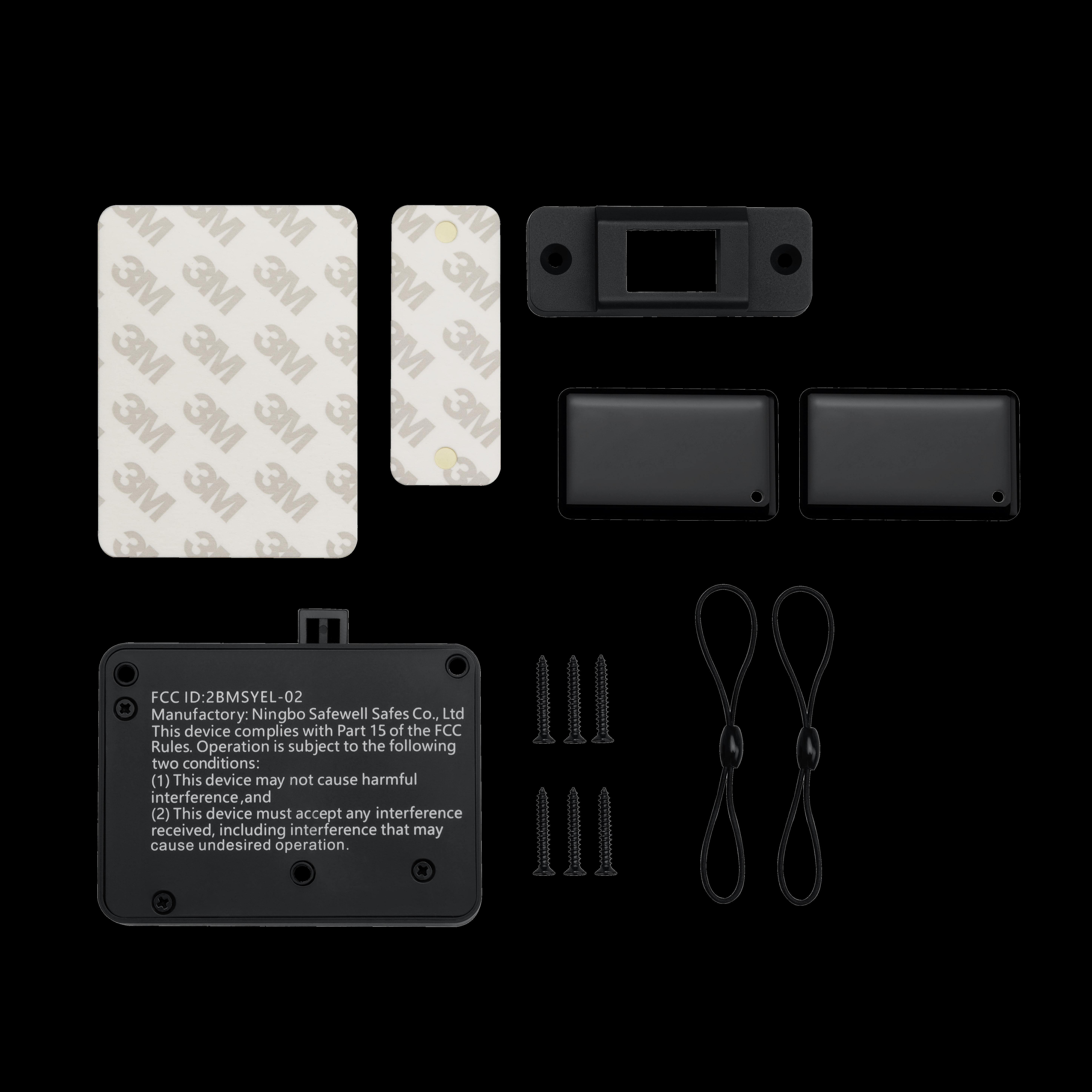 Pen+Gear Drawer Lock, Black, 3.3" x 2.44", Electronic Lock with RFID. The Drawer Lock is Suitable for Drawers Less the 2cm Thick and is not Suitable for Metal Drawers.
