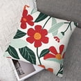 thumbnail image 7 of Pack of 2 Embroidered Decorative Throw Pillow  Farmhouse Floral Pillowcase for Living Room Sofa Bed, 7 of 7