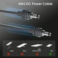 thumbnail image 3 of DC to DC Power Cable for  Mini Rectangular Satellite, 18AWG IP68 Water Proof Power Extension Cord Rectangular Satellite DC Charging Cabl, 3 of 7