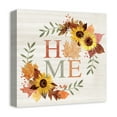 thumbnail image 2 of Creative Products Autumn Home Wreath 16 x 16 Canvas Wall Art, 2 of 4