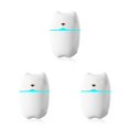 thumbnail image 1 of Yuarrent Humidificador de aire, 260ml, aceite esencial, ajustable, eléctrico, USB, recargable, temporizador, difusor de Aroma, generador de niebla DIY, Blanco 3piezas Yuarrent CBP188117, 1 of 6