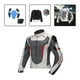 thumbnail image 5 of Chaqueta de moto impermeable de verano, transpirable y resistente al viento. XXL Blanco, 5 of 8