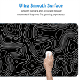 thumbnail image 6 of Desk Mat,Topographic Contour Extended Big Mouse Pad Computer Keyboard Mouse Mat with Non-Slip Base (31.5x11.8 In) C, 6 of 6