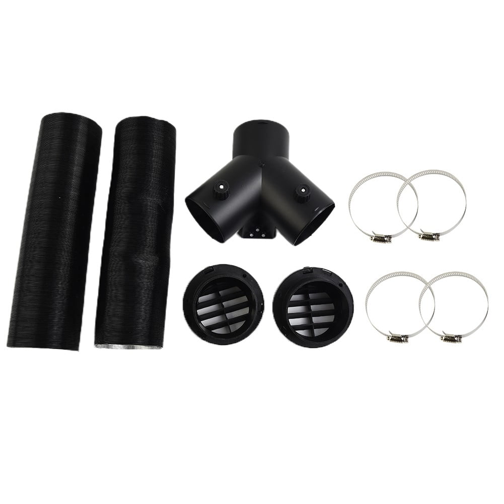 75Mm Pipe Ducting Y Piece + Warm Air-Outlet Vent + Hose Clip For Diesel-Heater Fangkenuo