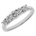 thumbnail image 2 of Platinum Jewelco London Diamond 5 Stone Eternity Ring 4mm 0.75CT I-J/I1, 2 of 7