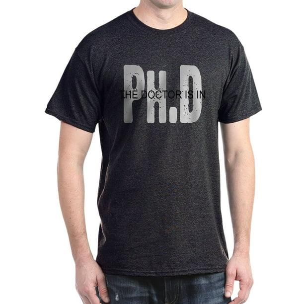 CafePress - Phd The Doctor Is In T-Shirt - 100% Cotton T-Shirt ...