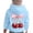 1#Sky Blue, variant on Byoo Toddler Girls Hoodie Cute Cherry Print Hooded Sweatshirt Soft Pullover Top