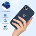 thumbnail image 2 of for iPhone 12 Case Cute Slim Shockproof Phone Case with Wireless Charging Support and Protection, Navy Blue, 2 of 14