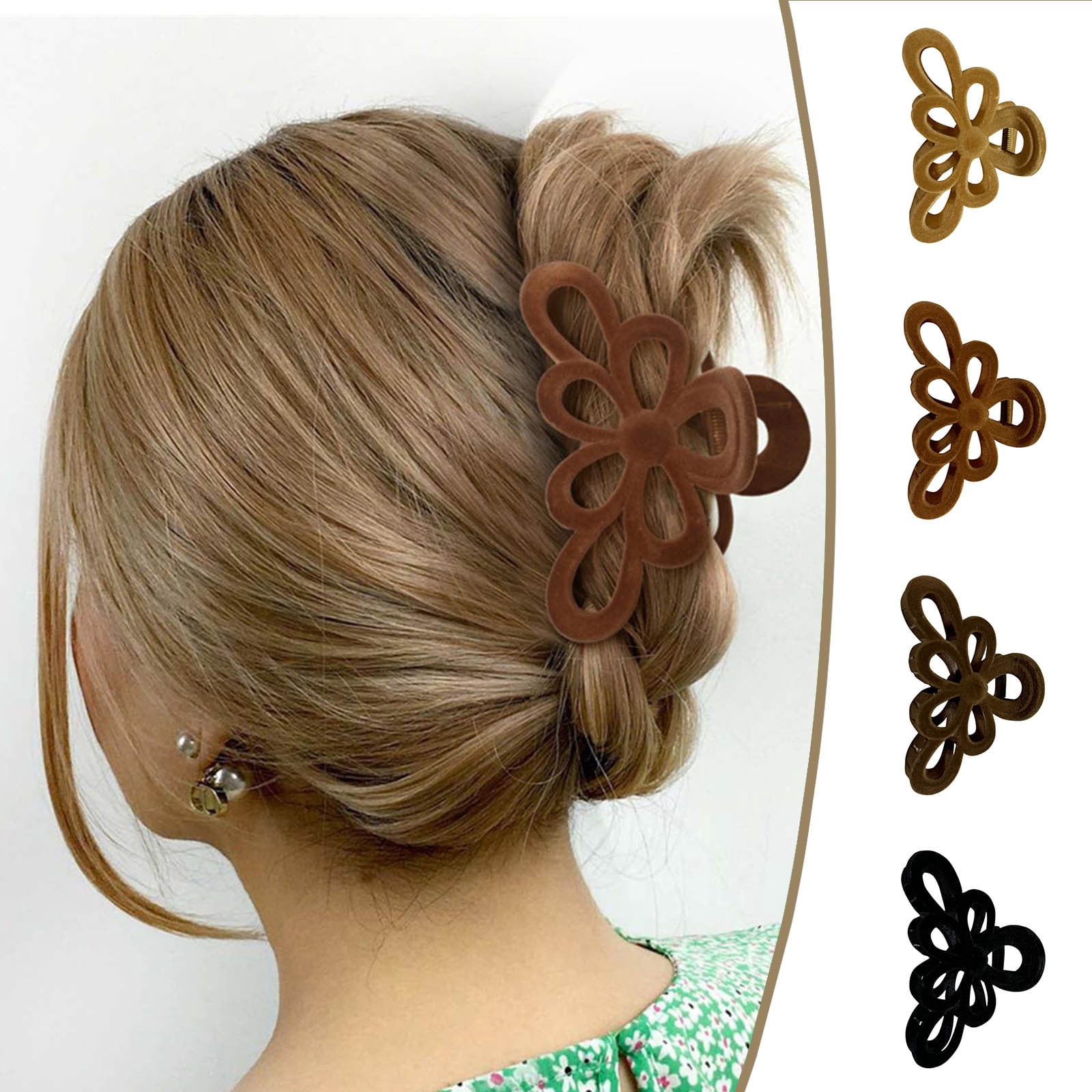 Barrette Clips for Women's Hair Hair Clasp Pin Hair Clasp for Thin Hair Barrettes for Girls Fine Hair Barrettes for Fine Hair Kids Ladies Barrettes for Thin Hair Hair Metal Lot Barrettes Hair Clips