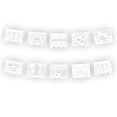 thumbnail image 3 of Papel Picado Boda| Guirnaldas | enramada mexicana artesanal | 5 tiras de 5 metros | diseño de bodas blanco | decoración de plastico picado boda, 3 of 6
