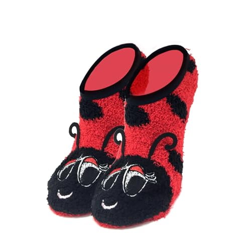 ooohyeah Chaussons Invisibles Mary Janes pour Femmes, Lady Lady Bug, Taille 5-10