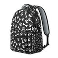 thumbnail image 2 of Paw Prints and Bones Backpack for School,Cute School Bag,Schoolbag with Adjustable Shoulder Straps & Padded Back,15.3"x11"x7.1".﻿, 2 of 6