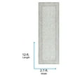 thumbnail image 2 of Livabliss x Our PNW Home Rainier Cottage Border Washable Runner Area Rug, 2'7" x 12', Cream/Tan, 2 of 10