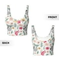 thumbnail image 5 of Lsque Cute Cartoon Sloth Printed Women'S Sports Bra, Compression, Moisture Wicking, High-Impact Sports Bra For Women,Supportive sports bra-XX-Large, 5 of 9