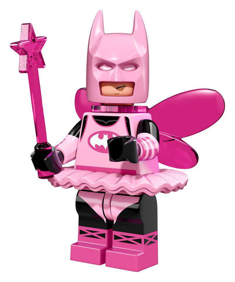 LEGO-MINIFIGURES SERIES THE BATMAN MOVIE X 1 HEAD FOR THE  FAIRY BATMAN PARTS