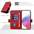thumbnail image 6 of Allytechgroup for Samsung Galaxy S23 Plus Case with Credit Card Slot, Built-in Shoulder Strap RFID Blocking PU Leather Flip Wallet Case Shockproof Back Cover for Samsung Galaxy S23 Plus, Red, 6 of 12