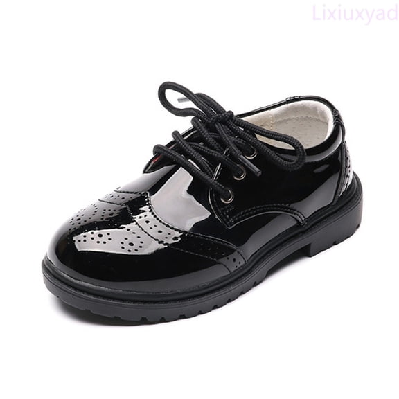 Lixiuxyad Boys Sneakers For Weddings And Performances Stylish British Dress Shoes For School Elegant Footwear For Formal Occasions Princess Flats Shoes Sizes 8.5(Little Kid 3.5 Years)