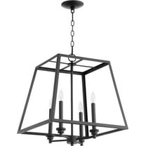 Quorum Lighting - 4 Light Pendant In Transitional Style-21 Inches Tall and 18