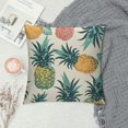 thumbnail image 2 of Fenyluxe Colorful Pineapple Pillow Covers Leaves Summer Tropical Fruit Throw Pillow Case Pillow Sham Cushion Cover Size Printed One Side 24x24in, 2 of 5