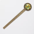thumbnail image 2 of Thanksgiving pears Book Marks: Lace Bookmark in Antique Bronze - the Accessory for Book Lovers, 2 of 5