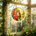 thumbnail image 2 of Guodhu Acrylic Puzzle Sun Catcher Owl Design Window Hanging Rainbow Maker for Home Wall Art Mixed Material 100 Pieces Craft Project(multicolour R), 2 of 7