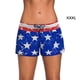 thumbnail image 4 of Traje de baño Ajustable Buena elasticidad Piernas de pantalón ensanchadas Pantalones cortos Traje de baño transpirable Diferentes tamaños Deportes acuáticos Impresión de estrella azul 3XL Greeniant OD020167-66B, 4 of 6