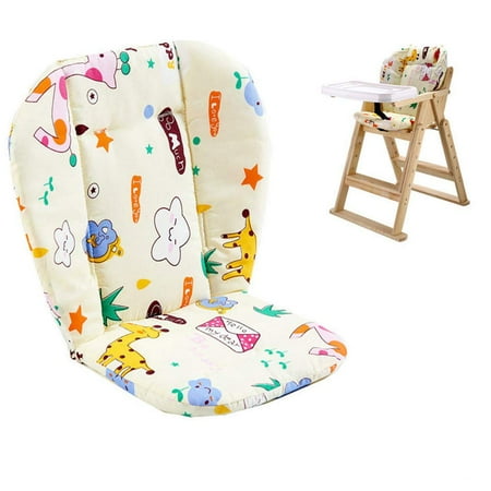 

VATENICK Baby High Chair Seat Cushion Liner Mat Pad Cover Animal Breathable（Giraffe）
