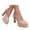 Khaki, variant on Women’S Ballet Inspired Square Toe Stiletto Heel Pumps, Lace Up Ankle Satin Ribbon Bow Detail High Heel Dress Shoes, Durable PU Casual Evening Party Heels, 1 Pair, Sizes 34 Through 41