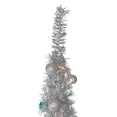 thumbnail image 3 of 6' Pre-Lit Silver and Blue Pre-Decorated Pop-Up Artificial Christmas Tree, 3 of 4