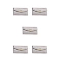 thumbnail image 3 of Minnieouse Cartera de cuero para mujer, reemplazo elegante, Color sólido, Rectangular, bolsillo con cremallera, carpeta de fotos, monedero para Type2 NO2, 3 of 6