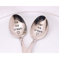 thumbnail image 3 of Couple Engraved Spoon Gift Idea | His And Hers Gifts Ice Cream Spoon Gift for Couple | Ice Cream Lovers Gifts | Boyfriend Valentines Day Gift | Birthday Gift-7 Inch Stainless Steel Spoon, 3 of 5