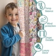 thumbnail image 3 of Blackout Kids Curtains,Pioneer Flower Childrens Insulated Curtains Set Of 2,Bedroom Essentials,Toddler Room Decor 42x54in(106x137cm), 3 of 4