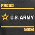 thumbnail image 3 of CafePress - Proud Army Mom White And Gold Long Sleeve T Shirt - Women's Long Sleeve Graphic Tee Casual Fit, 3 of 4