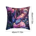 thumbnail image 3 of Wooowa Spring Butterfly Pattern Pillowcase Soft Throw Pillow Cover for Sofa Chair Spring Home Bedroom Decor, 3 of 6