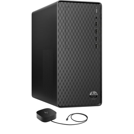 HP M01 F3214 Home/Business Desktop (AMD Ryzen 3 5300G 4-Core  AMD Radeon  16GB RAM  1TB PCIe SSD  Wifi  USB 3.2  HDMI  Bluetooth  Win 11 Home) with G5 Essential Dock