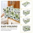 thumbnail image 2 of Yayeee Collapsible Cube Storage Bin with Lid Fabric Closet Decorative Basket with Handles, Retro Flower Print, 2 of 7
